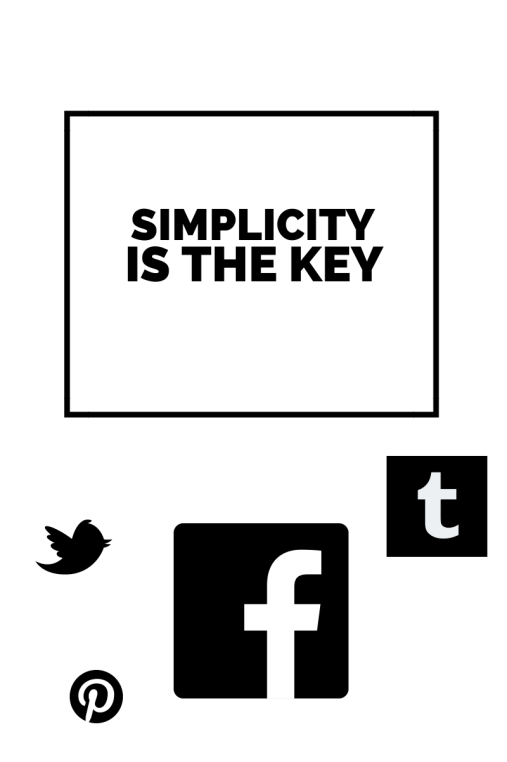 Simplicity is the key
